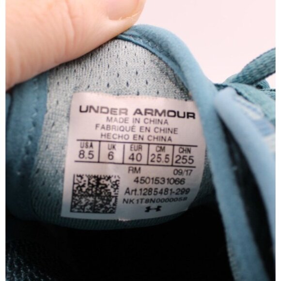 Under Armour Mens 8.5 Speedform Gemini 3 Running Shoes Marlin Blue Fresco Green - Picture 9 of 10